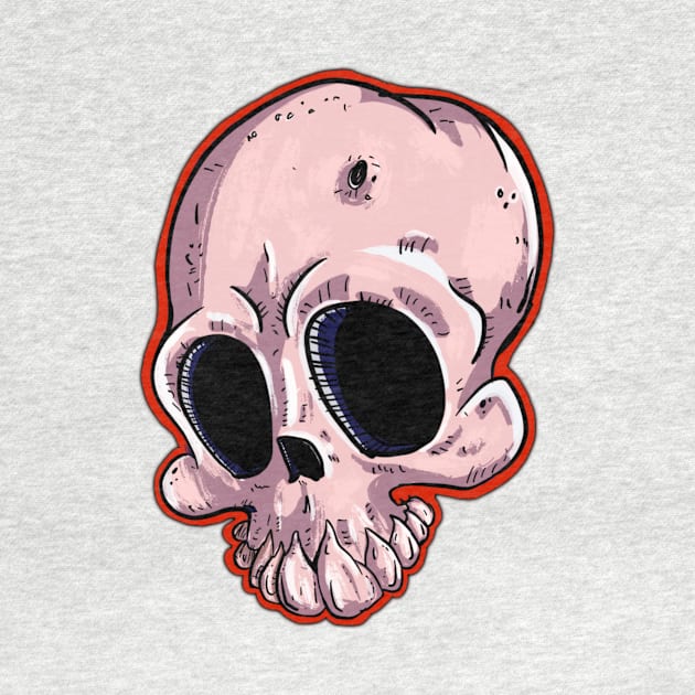 No Eye Skull Guy by MSerido